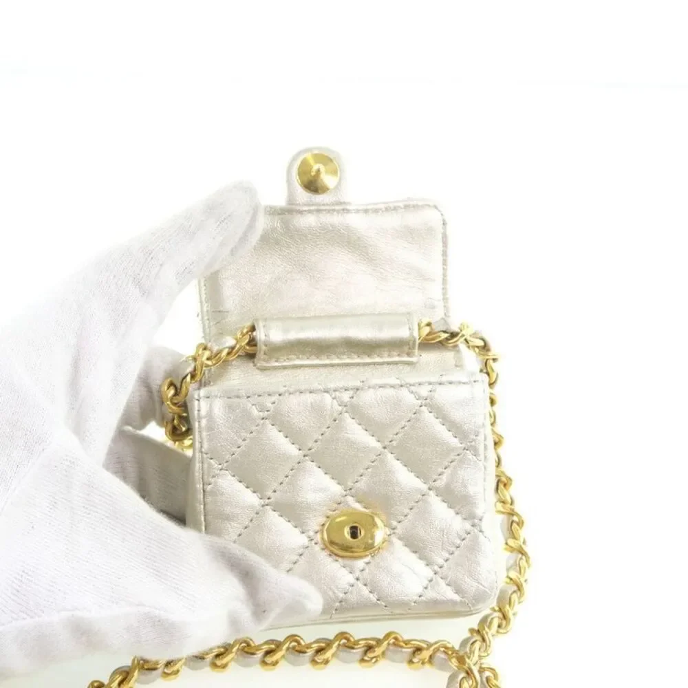 Chanel Chain Pochette Calf Shoulder Bag